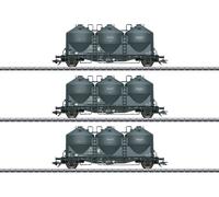 Märklin H0 48264 - Ensemble De Wagons Aspirateurs Kds 67, DB, Ép. III Neuf