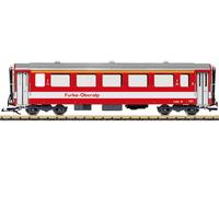 Märklin LGB 30682 Voiture 1ère O Piste G avec éclairage intérieur, Portes ouvrantes et décoration intérieure, Furka Oberalp-Bahn Epoche V, Chariot Glacier Express