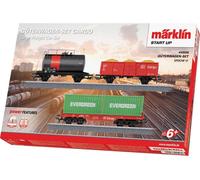 MARKLIN Set de 3 wagons marchandises Cargo, ép. VI - HO 1/87 - Märklin 44506