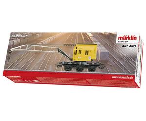 Märklin Start up 4671 Wagon spécial CA Grue de levage