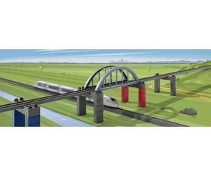Märklin World 72218 SET de composants H0 pont de chemin de fer