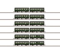 Märklin Z 87061 - Set Avec 6 Umbauwagen-Paaren Im Display, DB, Ep. IV Neuf