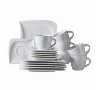 Mäser 576-000 Service à café LA- Musica, blanc, 18 pièces (1 set)