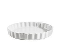MÄSER Kitchen Time 931980 Moule à tarte en céramique avec bord ondulé Blanc Ø 27 cm