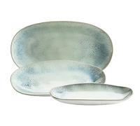 MÄSER Lot de assiettes de service en grès La Reine des Neiges Vert 39 x 21 x 25 cm