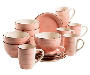 Mäser Série Bel Tempo Ensemble de vaisselle de petit-déjeuner Dans différentes couleurs Rose (Bel Tempo Ii).