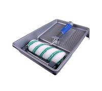 Mäster Set de rouleaux muraux Deluxe - Série Superior - Kit complet avec rouleau Medtex de 180 mm, arceau couplable et bac à peinture - Pour peindre les murs en intérieur