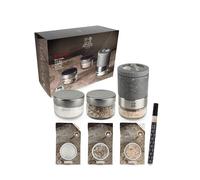 Coffret Maestro Sel graphite light + 3 sels (Kalahari, Rose des Andes, Mélange Fraîcheur)