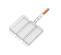 Maestro MR-1003 Grille de cuisson double barbecue Panier à griller portable 40x30cm