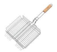 MAESTRO MR-1004 Grille de Cuisson Barbecue Panier à Griller Portable 25x30cm
