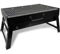 Maestro MR-1010 Grill BBQ Portable Barbecue avec grill de charbon de bois et grille Barbecue de Table de grill de Barbecue pliable de camping dans sa valise