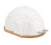 Maestro MR-1678-G Boîte à Pain, Couvercle Coulissant, Récipient de Rangement pour Garder le Pain et les Petits Pains Frais Plus Longtemps, Design Moderne, Bread Box, Blanc