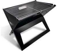 Maestro Portable BBQ Barbecue de valise avec grille et charbon de bois Barbecue de voyage Barbecue de table Barbecue de camping Portable Pliable 41x29cm