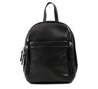 MAESTRO Sac à dos noir en cuir pour femme - City Backpack S 65739