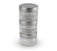 MAESTRO set de 3 fioles vides pour sel et poivres