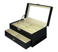 Maestrorelojero Vitrine pour 12 Verres. PU Noir