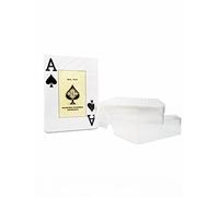 Maestros Naiperos- Alfa Jeu Poker, Jumbo, 55, Cartes, étui en Plastique, qualité Grand Casino, 130003092, Bleu et Rouge (Envoi aléatoire)