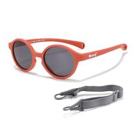 Maesy Lunettes de Soleil Bébé et Tout-Petit - 1-3 Ans - Protection UV400 Polarisée - Cadre Flexible et Pliable - Bande Élastique Réglable - Lunettes de Soleil Sûres et Confortables - Luca