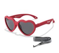 Maesy Lunettes de Soleil Bébé et Tout-Petit - 1-3 Ans - Protection UV400 Polarisée - Cadre Flexible et Pliable - Bande Élastique Réglable - Lunettes de Soleil Sûres et Confortables - Luca