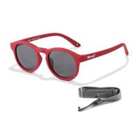 Maesy Lunettes de Soleil Bébé et Tout-Petit - 1-3 Ans - Protection UV400 Polarisée - Cadre Flexible et Pliable - Bande Élastique Réglable - Lunettes de Soleil Sûres et Confortables - Luca