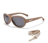 Maesy Lunettes de Soleil Bébé Polarisées 400 UV400 0-2 Ans, Joya | Monture flexible avec bande élastique, Ovale, Verres Cat. 3