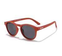 Maesy Lunettes de Soleil Enfant 3-6 Ans - Verres Polarisés UV400 Catégorie 3 - Monture Flexible - Design Moderne, Confortables et Sécurisées - Faela, Terracotta brique