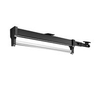 MAFAGE Tringle à vêtements extensible permettant de sortir les cintres - Barre télescopique réglable (292 mm, noir)