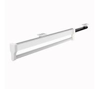 MAFAGE Tringle à vêtements extensible permettant de sortir les cintres, barre télescopique réglable, 347 mm, blanc