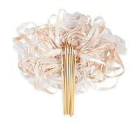 Mafagwre 50 Pcs Baguette Ruban Mariage, Bâtons De Ruban De De Serpentin Souhaitent Baguettes, Réutilisable Bâton Serpentins Baguette De Souhait Pour Anniversaire Fête (B)