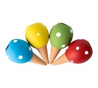 Mafagwre Arrosage en Terre Cuite, 4 Pcs Arrosage Plante Interieur, Terre Cuite Dispositifs D'arrosage Automatiques, Mini Cône en Argile Goutte À Goutte, Distributeur Eau Plante pour D'intérieur (A)