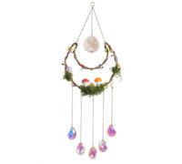 Mafagwre Attrape-Soleil en Cristal, Attrape-Soleil Suspendus, Boule De Cristal Clair Prisme Attrape-Soleil Pendentifs, Ornements Attrape-Soleil, Cristaux Suspendus, Suspendu Suncatcher Pendentif (A)