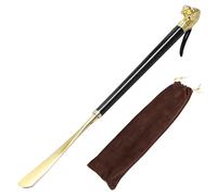 Mafagwre Chausse-Pied, 49 Cm Chausse Pied En Bois, Chausse-Pied Pour Enfiler Les Chaussures, Chausse Pied À Long Manche, Chausses Pieds Créatif En Métal, Chausses Pieds Extra Long En Bois Massif (B)