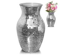 Mafagwre Vases Pour Fleurs, Boule A Facette Vase Disco, Pot Fleur Disco, Boules Disco Décoratives Pour Plantes, Grand Vase Disco, Jardiniere Disco Deco Pour Cactus Succulent (A)