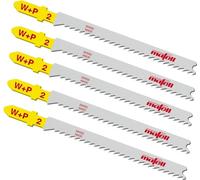 MAFELL Lame de scie sauteuse Lame de scie W+P2 Wood + Plastic 5 pièces