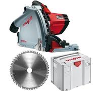 MAFELL MT 55 cc MidiMAX FanEdition scie plongeante (moteur haute performance CUprex 1400 watts, profondeur de coupe 57 mm, dans un coffret de transport T-Max avec lame de scie supplémentaire) 917609