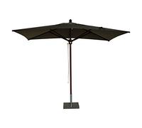 Maffei Art 152R Timbers Parasol rectangulaire en Bois cm. 300X200. Fabriqué en Italie. Couleur Taupe