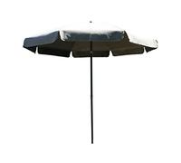 Maffei Parasol de Jardin en Acier Ø200 cm Venezia Duplex Ecru/Taupe