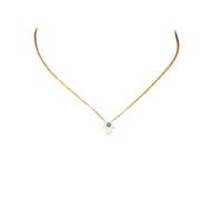 MAFKIATAMY Collier unisexe 2026 en argent sterling 925 avec breloque main de Fatima - Bijou tendance avec zircons cubiques bleus et blancs - Décoration de luxe - Accessoires tendance pour femmes et