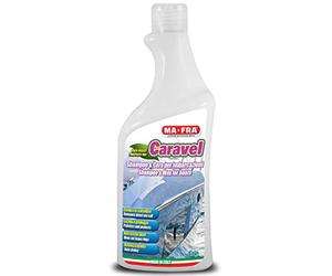 Mafra, Caravel, Shampoing et Cire Autoséchante pour Bateaux pour Un Nettoyage et Une Protection Parfaits de la Fibre de Verre, du Bois et du Néoprène, élimine Les Embruns salés, Format 750 ML