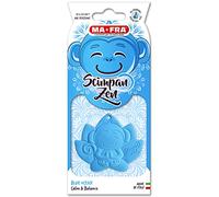 Mafra, Chimpanzen Blue Ocean, Calm & Balance, Scented Rubber Car Scent, Monkey Meditating on Lotus Flower, Inspired by Zen Philosophy, Fragrance Fresh as the Sea and Spicy as Summer Nights, 1 piece