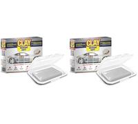 Mafra Clay Bar Special pour Voitures Légères, Couleur claire, Dureté Moyenne à Dure (Lot de 2)