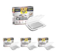 Mafra Clay Bar Special pour Voitures Légères, Couleur claire, Dureté Moyenne à Dure (Lot de 4)