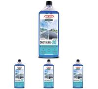 Mafra, Cristalbel -20°C, Détergent Antigel pour Bacs Lave-Glace, Nettoyant Anti-calcaire pour Vitres de Voiture pour Le Nettoyage du Pare-Brise et de la Lunette Arrière, Non Pelucheux, Format 1L
