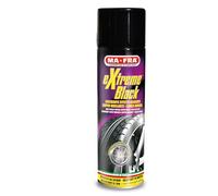 Mafra, Extreme Black, Noir Pneus Spray Ultra-Brillant, avec Effet Humide, Prévient les Craquelures, Résiste à la Pluie et au Lavages Fréquents, Format 500ml