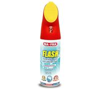 Mafra, Flash, Spray Nettoyant Intérieur Voiture, avec Formule Odorstop, Agit Sans mouiller les Tissus, Efficace sur velours, Alcantara et Surfaces délicates, avec Brosse Intégrée