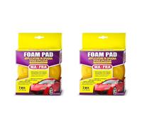 Mafra, Foam, éponge de Voiture à Cellules Serrées pour L'application de Polish, Cires, Scellants et de Revêtements, Idéal pour Traiter Les Surfaces en Caoutchouc, Plastique, Vinyle et en Cuir, 2-Pack
