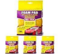 Mafra, Foam, éponge de Voiture à Cellules Serrées pour L'application de Polish, Cires, Scellants et de Revêtements, Idéal pour Traiter Les Surfaces en Caoutchouc, Plastique, Vinyle et en Cuir, 2-Pack