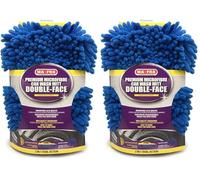 Mafra, Gant Double Face, Gant Professionnel en Microfibre de Haute qualité, élimine Toutes Sortes de saletés en Quelques étapes et sans rayer la carrosserie de la Voiture, Format 30x20 cm (Lot de 2)