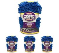 Mafra, Gant Double Face, Gant Professionnel en Microfibre de Haute qualité, élimine Toutes Sortes de saletés en Quelques étapes et sans rayer la carrosserie de la Voiture, Format 30x20 cm (Lot de 4)