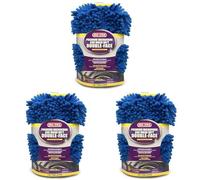 Mafra, Gant Double Face, Gant Professionnel en Microfibre de Haute qualité, élimine Toutes Sortes de saletés en Quelques étapes et sans rayer la carrosserie de la Voiture, Format 30x20 cm (Lot de 3)